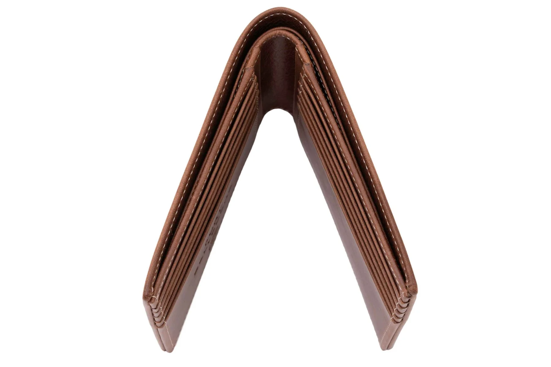 Le Grand 10 Card Saddle Brown Montecristo Leather Wallet - Image 3