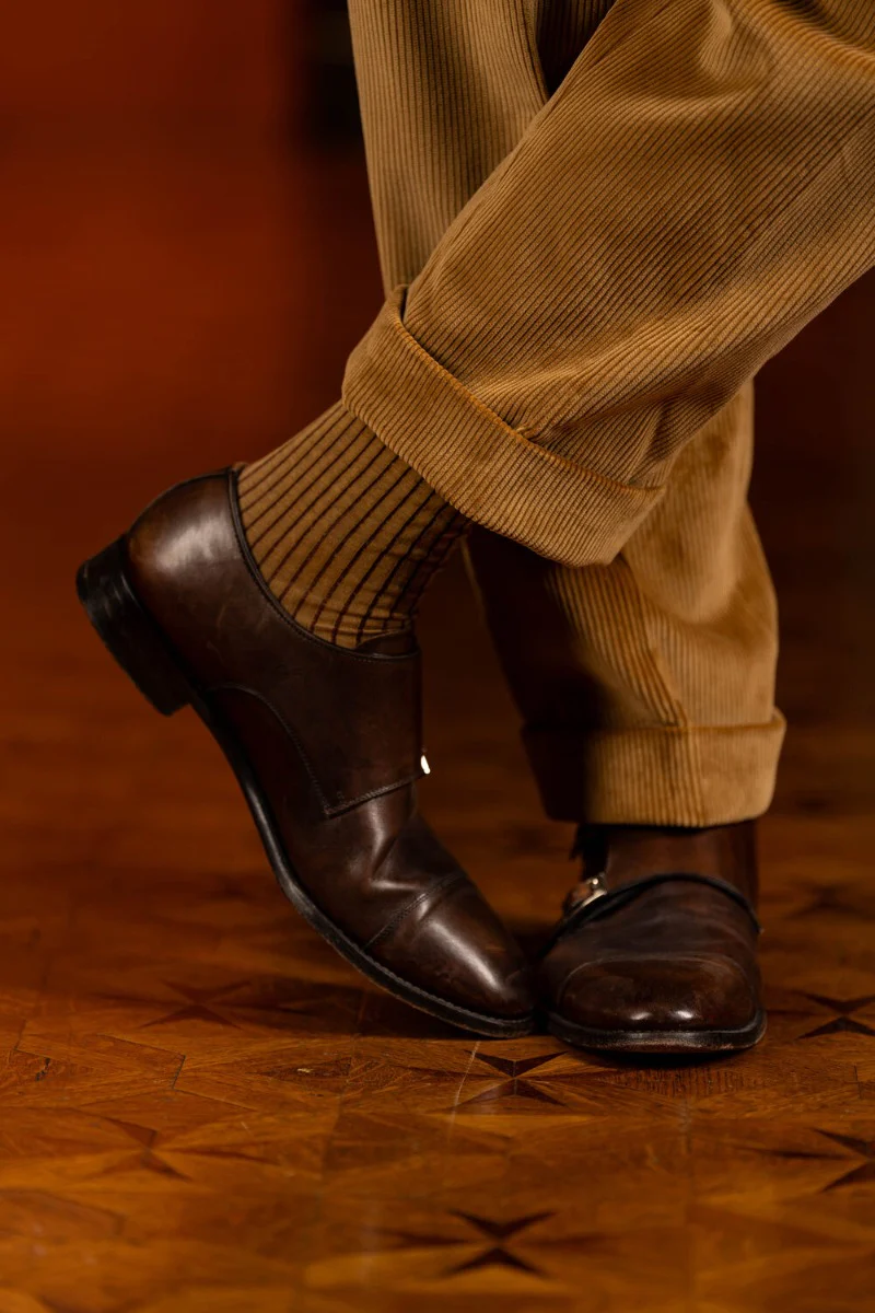 Camel Stancliffe Corduroy Trousers - Image 3