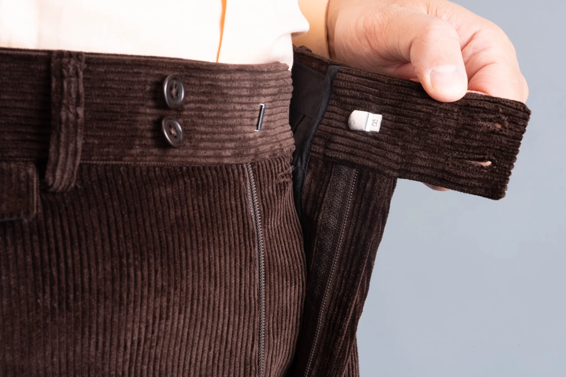 Dark Brown Stancliffe Corduroy Trousers - Image 6