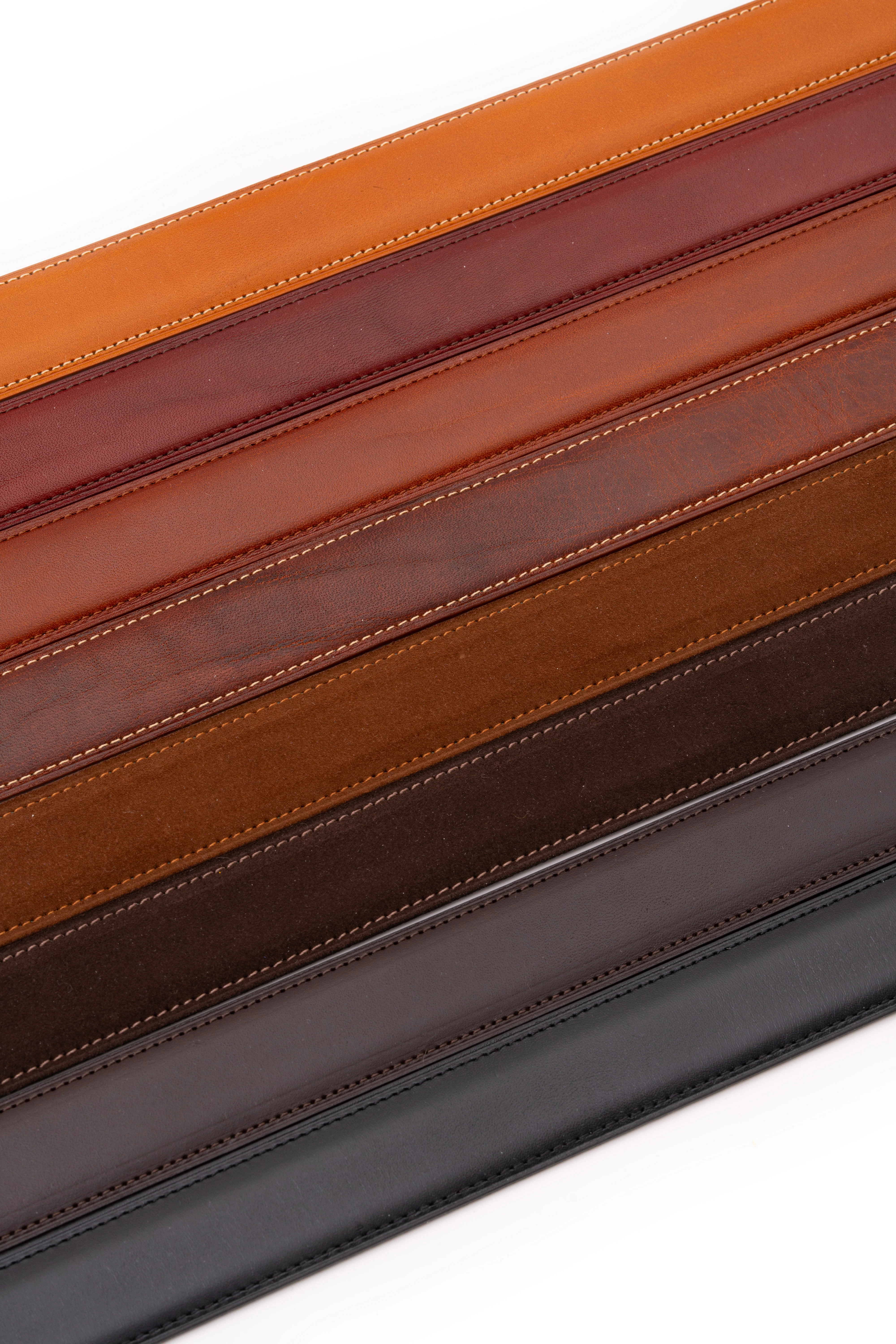 Polo Brown Suede Calf Leather Belt - Image 3