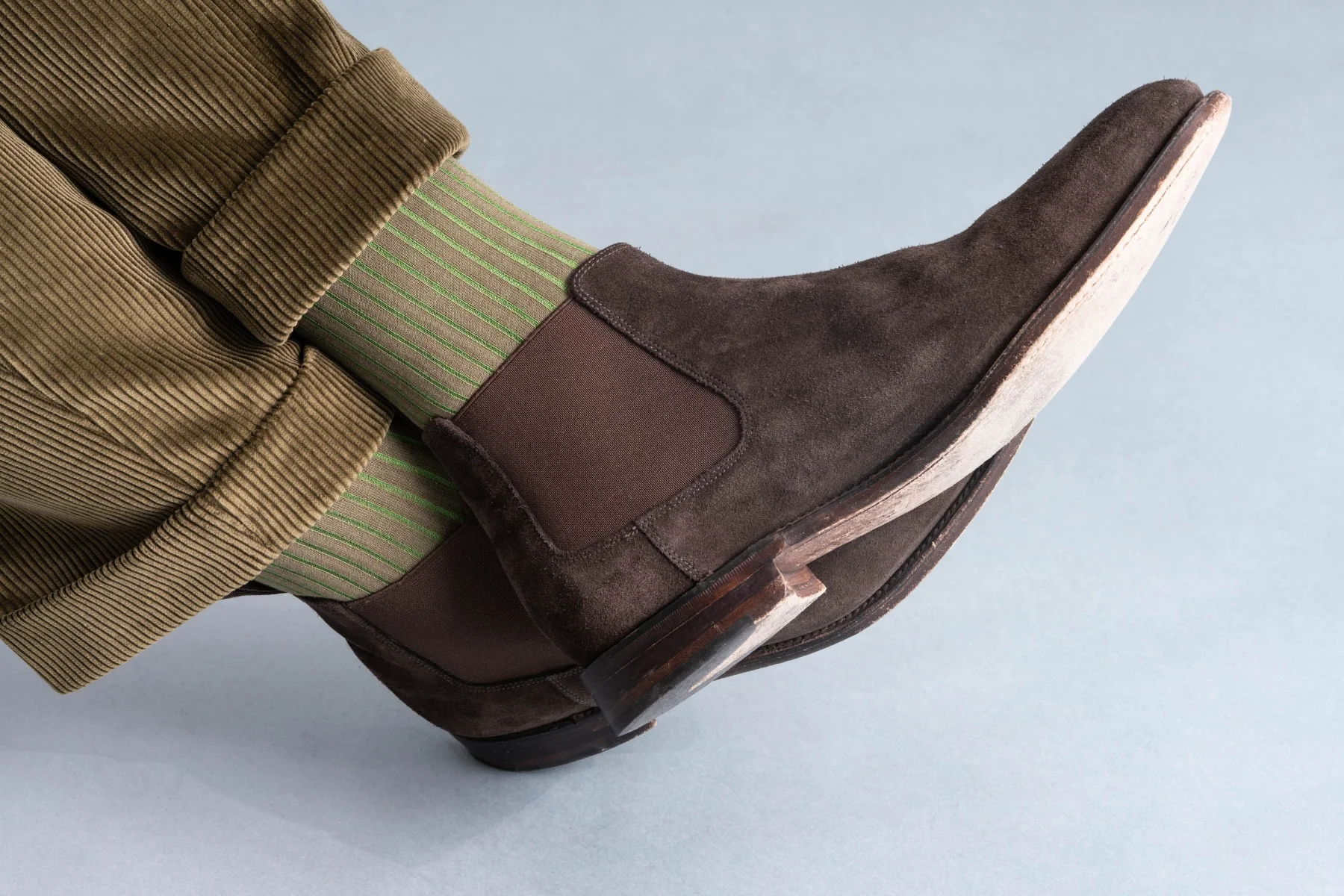 Khaki Drab Stancliffe Corduroy Trousers - Image 9
