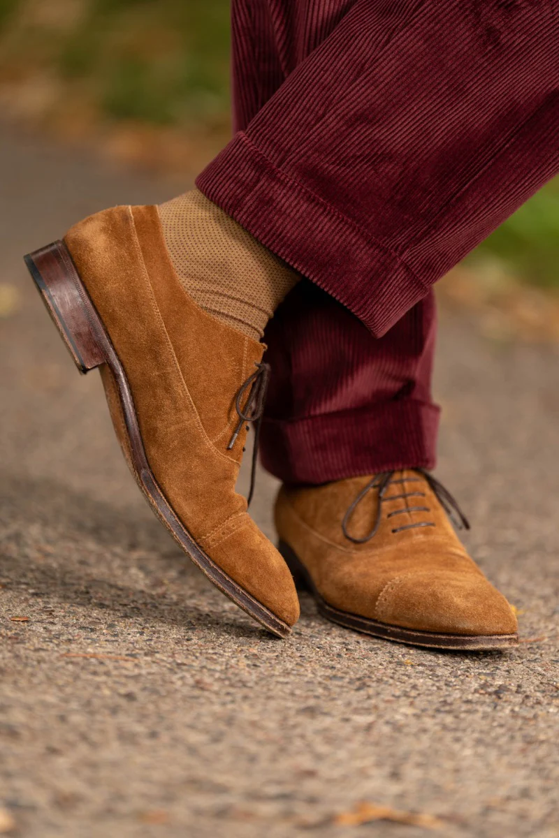 Maroon Stancliffe Corduroy Trousers - Image 3