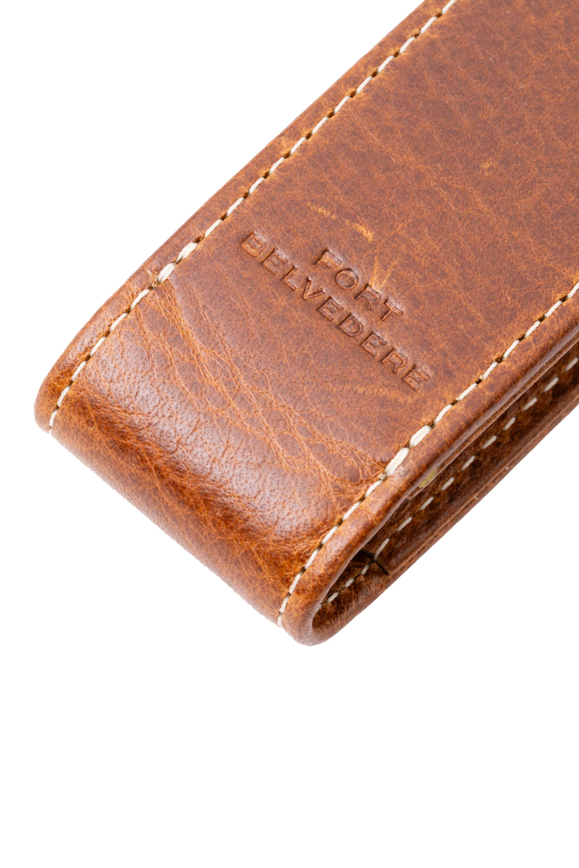 Saddle Brown Dumont Full-Grain Leather Pen Case - Image 3
